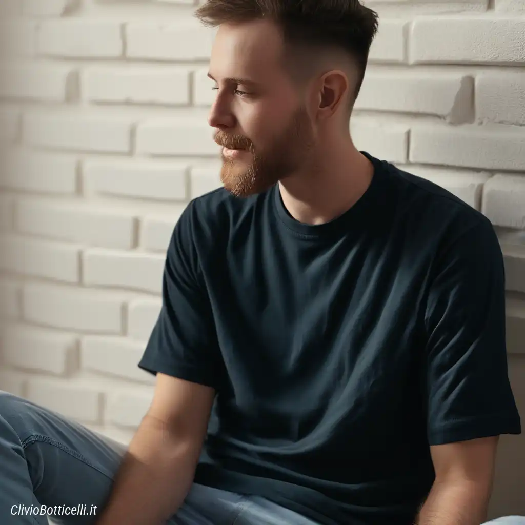 Monochrome tee layered ca...