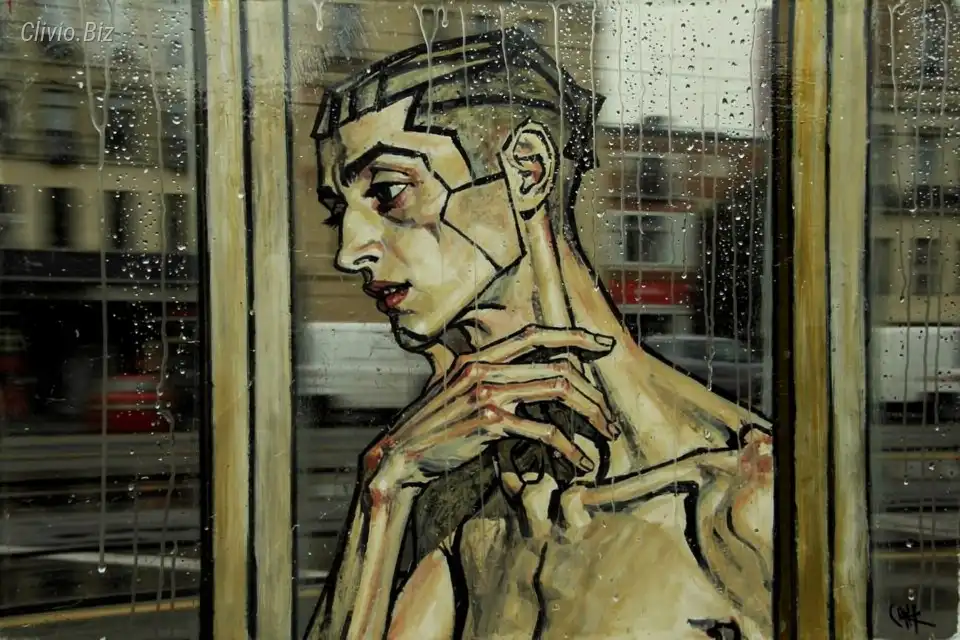 Window rainy...