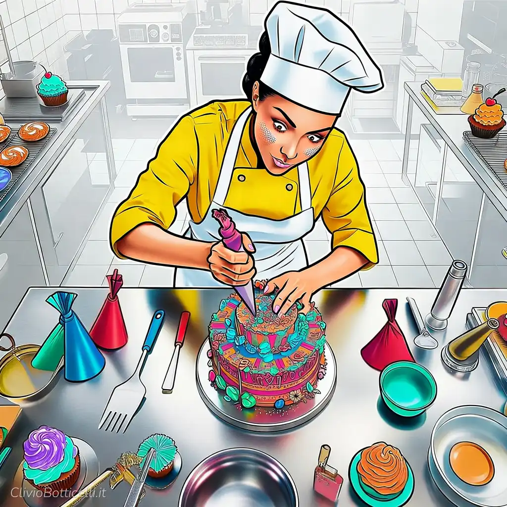 Chef cakes bakery a decor...